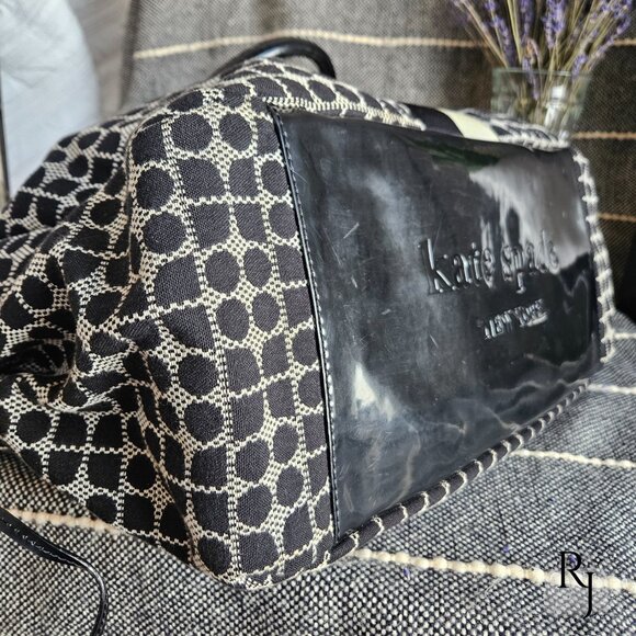 Kate Spade Classic Noel Henry Geometric Diaper Tote Bag - No Pad - Picture 14 of 16
